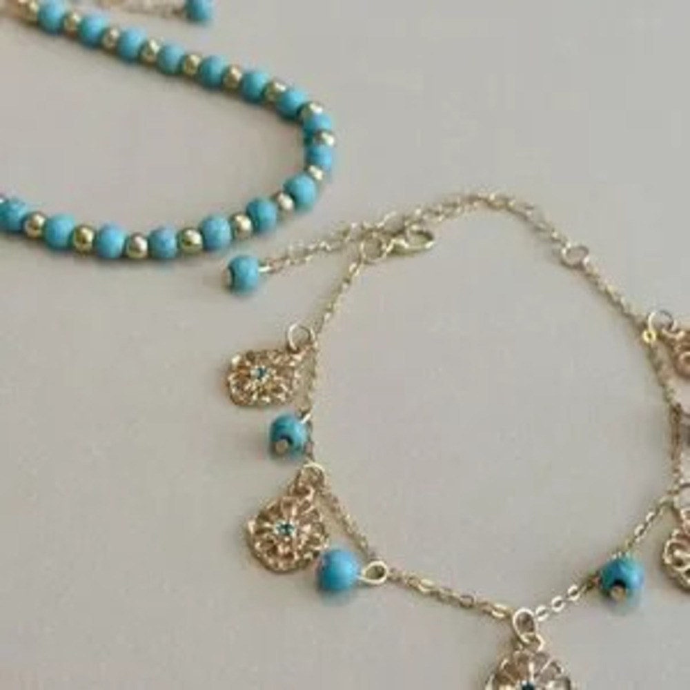Beaded Anklet Set? N1379